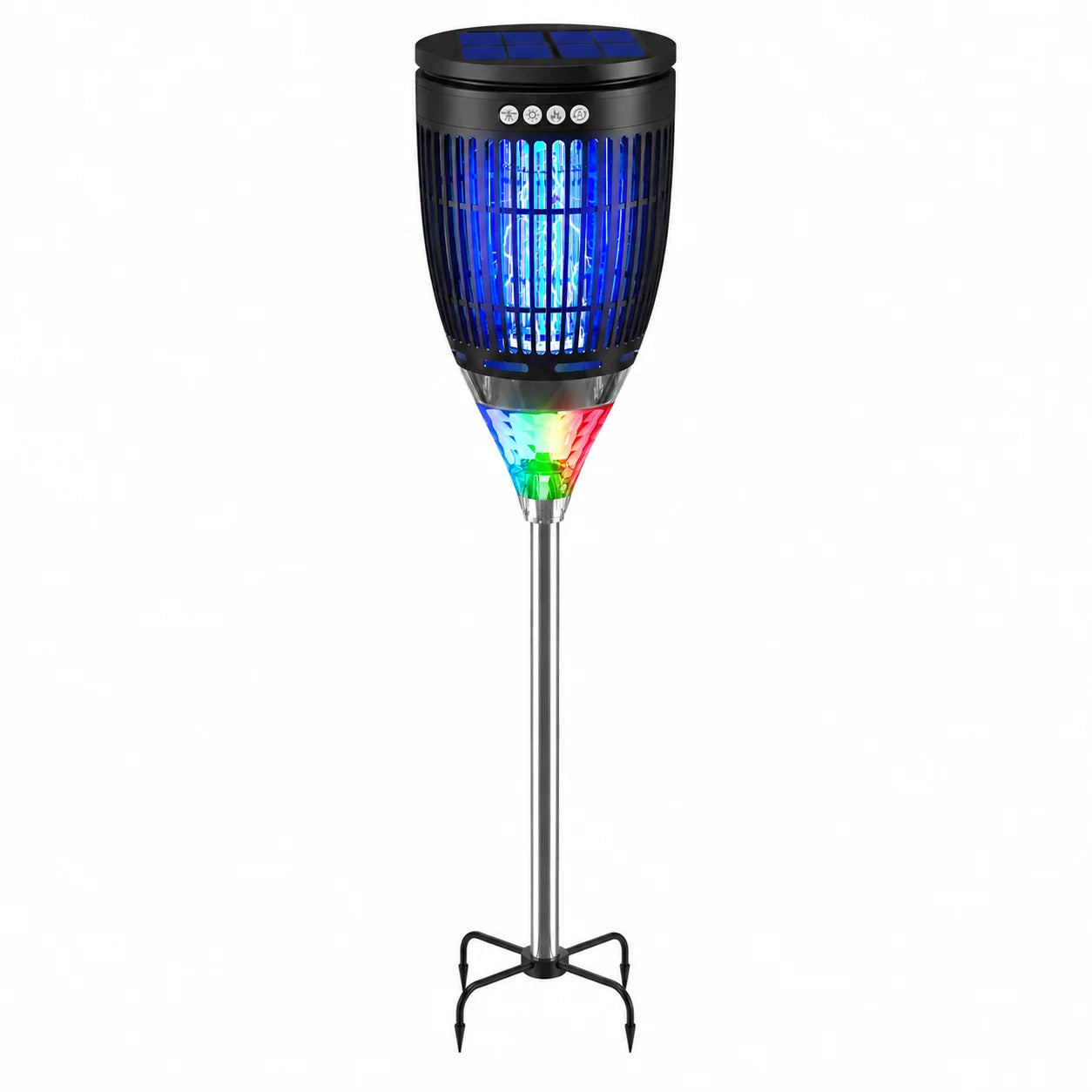 Solar Bug Zapper Outdoor 3-In-1 Mosquito Zapper For Yard