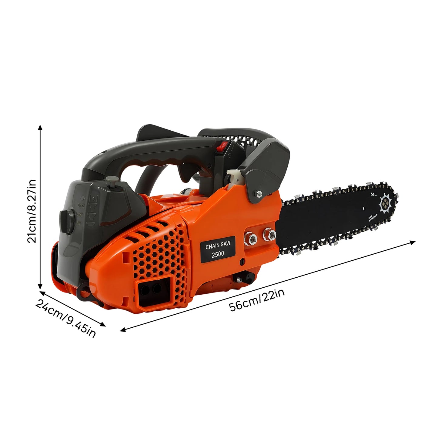 Bymaocar Gas Powered Chainsaw 2 Stroke Portable Tree Cutting Saw