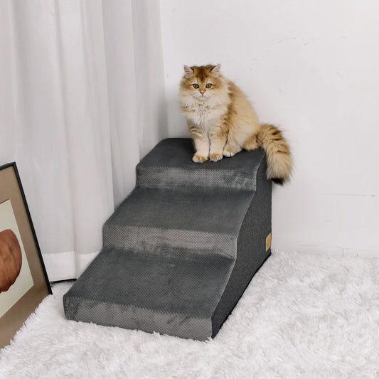 Dog Steps for Small Dogs Non-Slip Ramp with Washable Cover