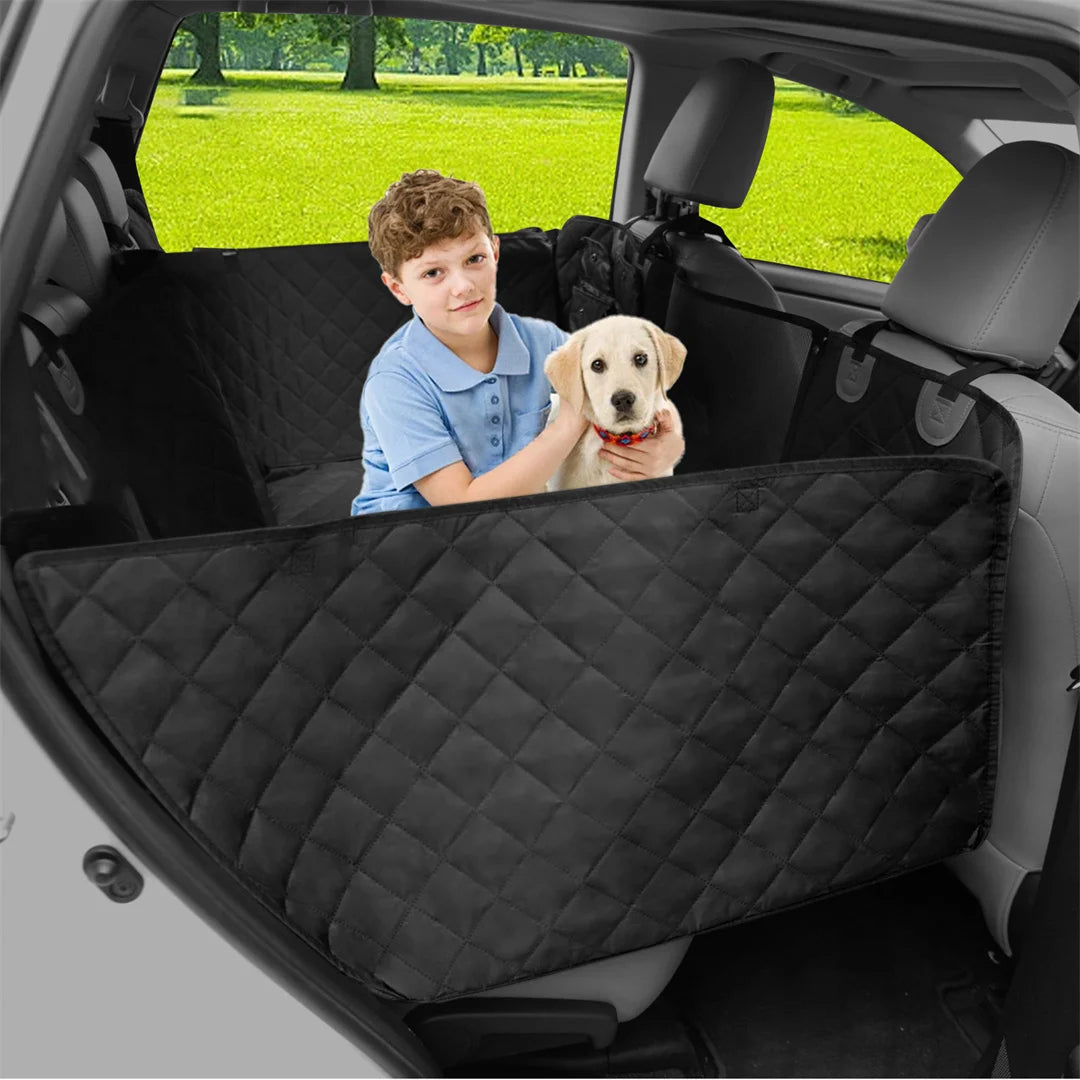 BINGOPAW Waterproof Dog Car Seat Cover Hammock For Back Seat Travel