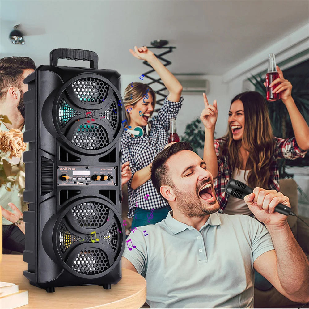 CURUK 3000W Portable Bluetooth Speaker Subwoofer Heavy Bass