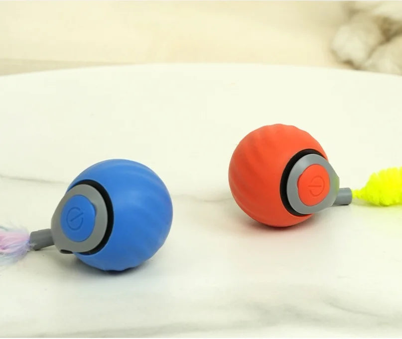 Cat Scratcher Rolling Ball Toy 2in1 Interactive Puzzle