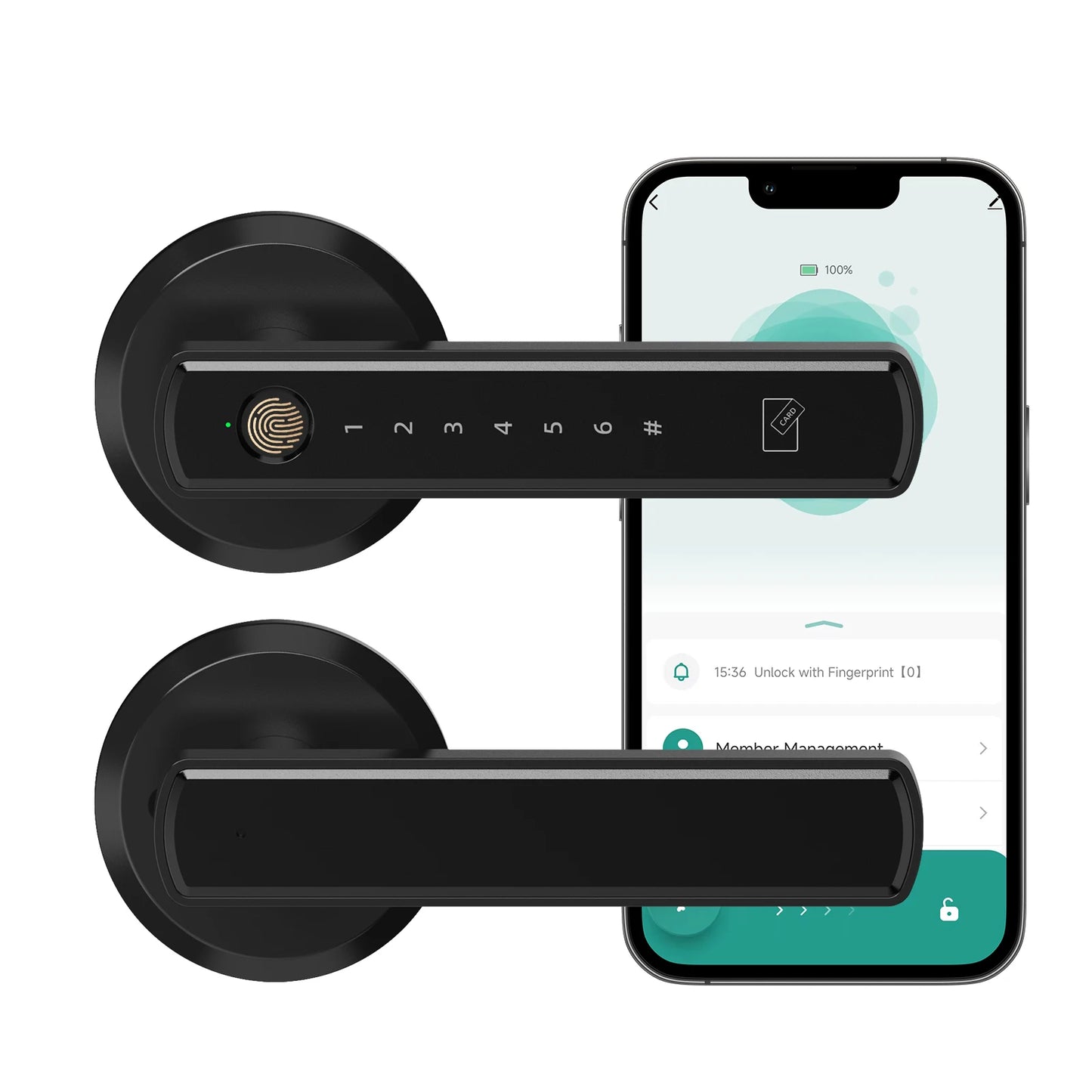 Viladepot Smart Lock With Fingerprint, Passcode And App Control