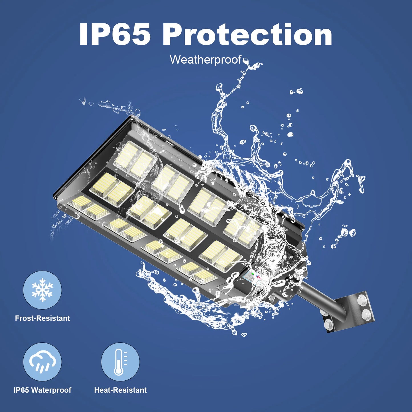 BM01 5000W Solar Street Light 6500K LED IP65 Waterproof