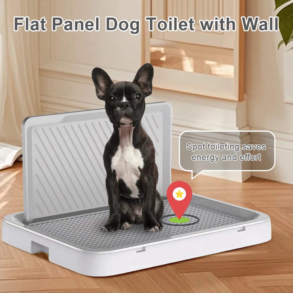 Dog Potty Tray Pee Wall Portable Anti Splash Pad Holder