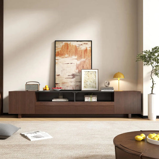 Guangbai TV Stand With Storage Cabinets And Drawers