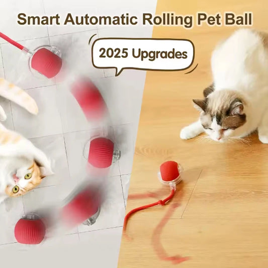 Smart Cat Ball Toy Silicone Interactive Toy