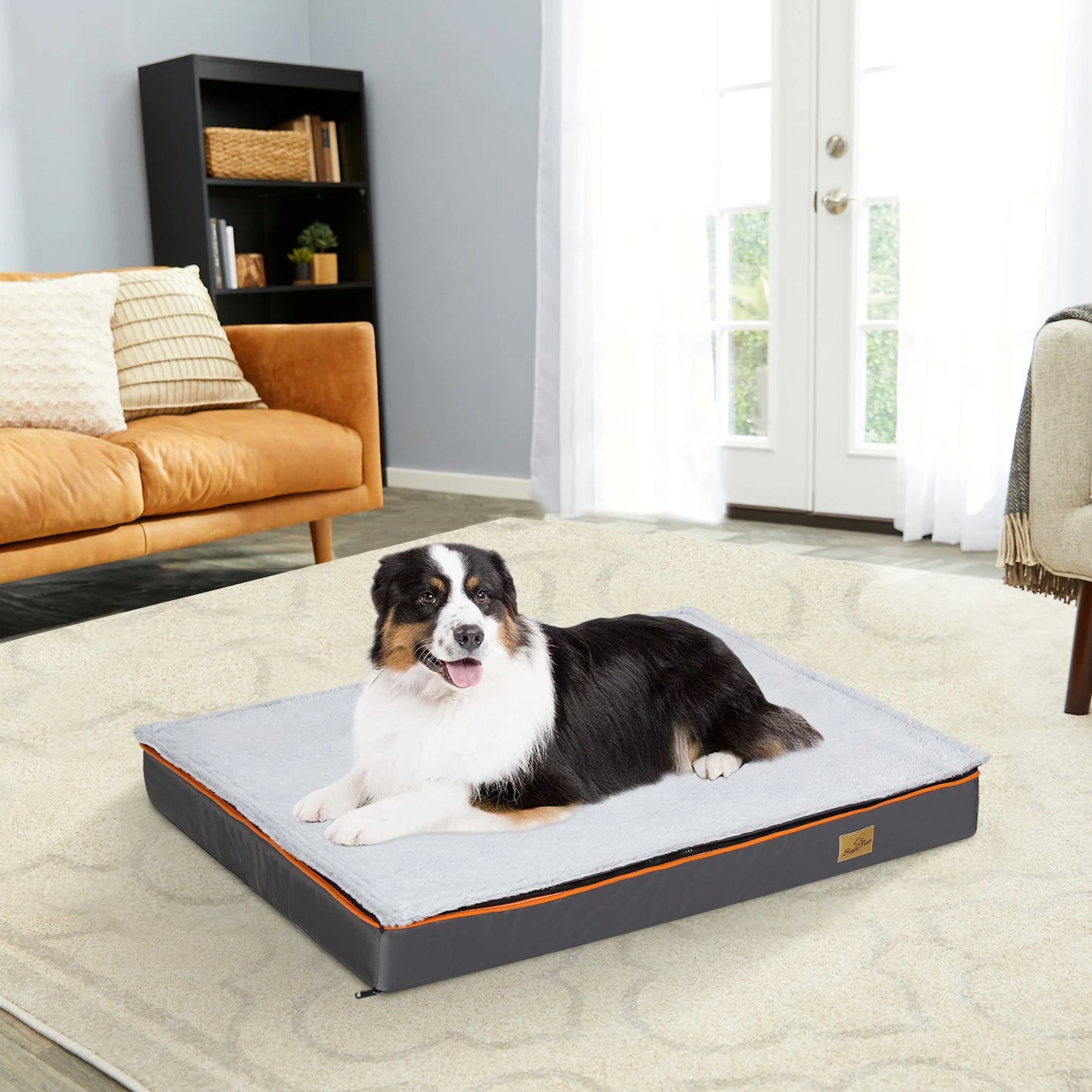 BINGOPAW Orthopedic Dog Bed With Washable Cover And Foam Cushion